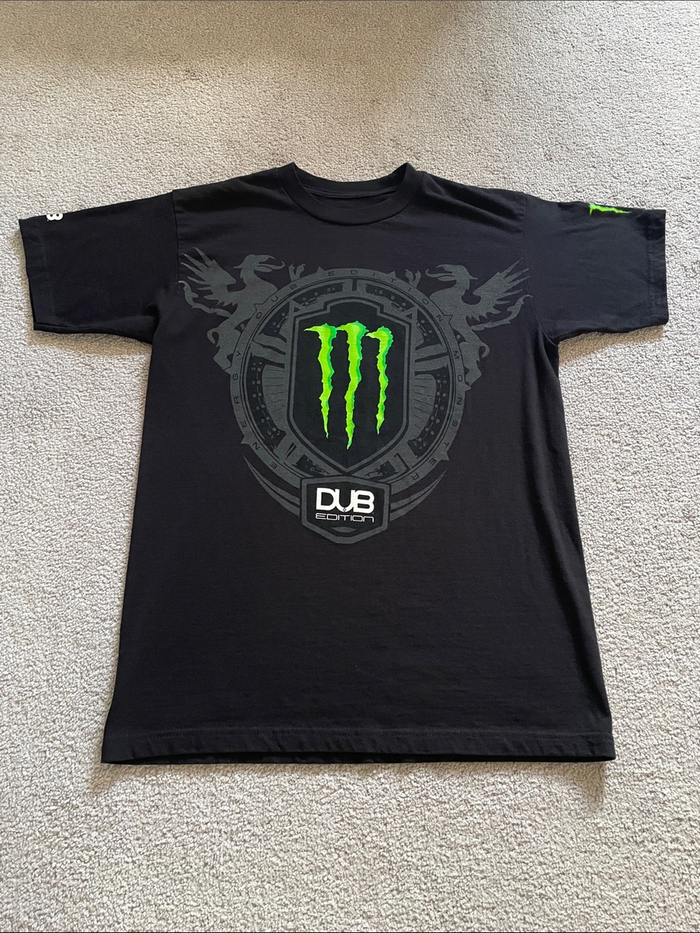 Vtg Monster Energy DUB Edition Graphic Tee Size M NWOT